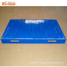 Customized powder coated single faced steel pallet for wholesales